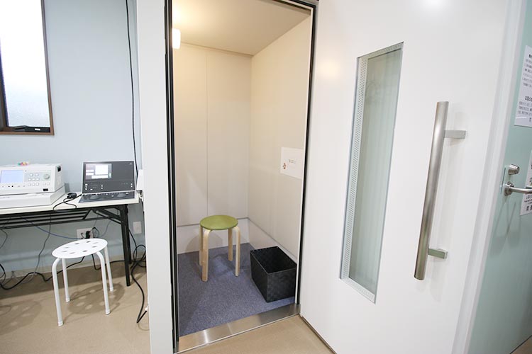 聴力検査室